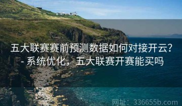 五大联赛赛前预测数据如何对接开云？ - 系统优化，五大联赛开赛能买吗